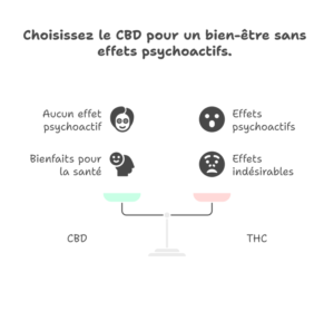 Bienfaits du cannabidiol et équilibre alimentaire